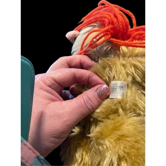 Wild Things Kids Orange Where the Wild Things Are Sipi 1980s Plush Toy - Picture 8 of 12